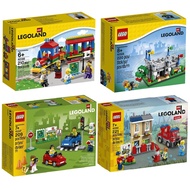 Original LEGO Legoland Playset One Box- 40306 Micro Castle / 40347 Driving School / 40393 Fire Acade