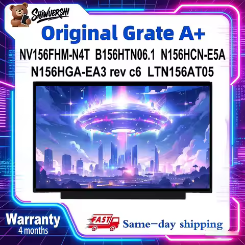 Original New A+ 15.6 inch Laptop Lcd Screen Monitor Panel NV156FHM N4T B156HTN06.1 N156HCN E5A N156H