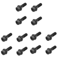 (LC9L) 12Pcs Black Wheel Bolt Lug Nut for BMW E30 E36 E46 E60 E90 36136781150