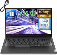 Lenovo 2023 V15 G3 15.6" FHD Business Laptop Computer, 12th Gen Intel 10 Cores i5-1235U (Beat i7-119