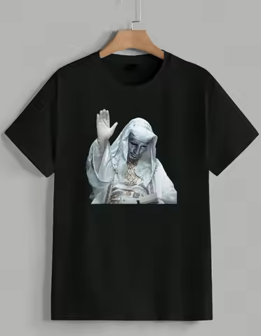 Kingdom of Heaven T-Shirt King Baldwin Meme Mask Crusader Graphic Tee Unisex
