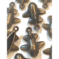 Charms - Aeroplane  23x18mm 5pc / 50pc F183