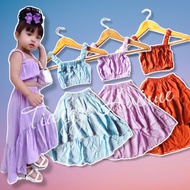 NIKKI LONGBACK SKIRT COORDS FOR 2 TO 14 YRS OLD