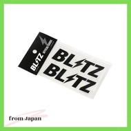BLITZ (Blitz) LOGSTICKER w100mm BLACK (2 sheets) 13552