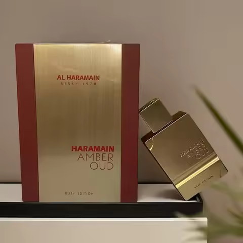 Al Haramain Amber Oud Ruby Edition Unisex Perfume Warm Woody Scent for Daily Use