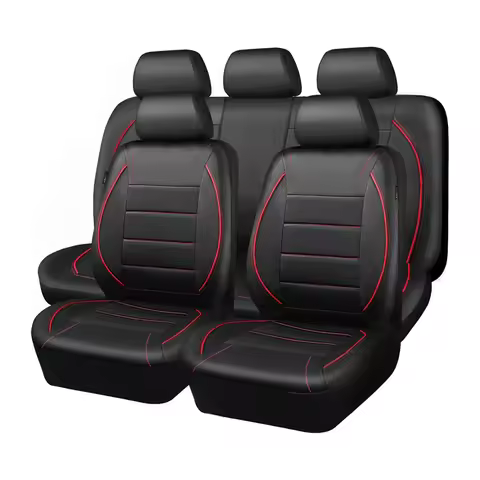 Leather Car Seat Cover For Full Set Interior Accessories For Cupra Formentor Fiat Grande Punto BMW E