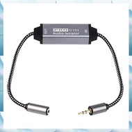 [G V W E] Audio Signal Noise Reducer 3.5 AUX Audio Isolator Noise Filter 3.5mm Audio Current Noise E