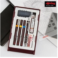 rOtring Isograph Technical Drawing Pen Set - College Set with Adaptor for Drafting