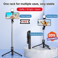 Bluetooth light tripod stand for mobile phone selfie stick