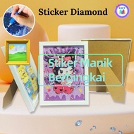 Cartoon Diamond Painting New Children's Toys DIY Handmade Diamond Stickers with Frame Manik Lekat Lu