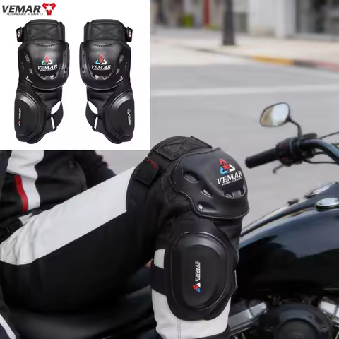 VEMAR Motorcycle Shockproof Gear Road Racing Knee Folding Professional Slider Fast Ship Knee Pads Pr