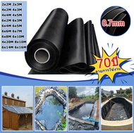 700 ไมโครเมตร HDPE ผ้าใบ ปู บ่อปลา พลาสติกปูบ่อ ผ้ายางปูบ่อปลา สีดำ หนา 0.7mm มิล ผ้ายางปูบ่อ ปูบ่อน