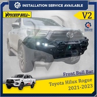 Toyota Hilux Rogue 2021-2023 Front Bull Bar Metal V2 Rogue Bull Bar Depan Besi Rogue 2021-2023 Front