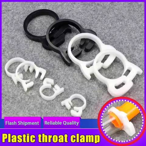 Plastic pipe clamp plastic throat clamp tooth shaped clamp strong pipe clamp plastic pipe hose clamp