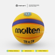 MOLTEN 3X3 RUBBER BASKETBALL Size 6 (B33T2000) Original