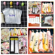 500g - 1000g Plastic yogurt bags sized 4x16, 4x18, 5x14, 5x16 to make beautiful ice cream of all siz