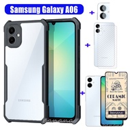 ShockProof Case for Samsung A06 Ceramic Tempered Glass 4 in 1 Samsung A16 A26 A36 A56 Screen Protect