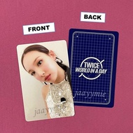 ♞TWICE Beyond LIVE: World in A Day Photocard (1 Photocard)