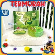 Fruit glue fruit slime/ with new packaging plus extra topping and clay by lionz.idn