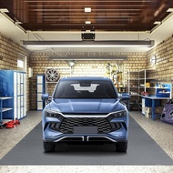 IRONMAX Garage Floor Mat 7.4’ x 17’ - Cuttable Garage Rug with Non-Slip Waterproof Backing, Washable