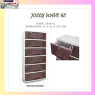 JOLLY NO. 2028 6L WAVE PREMIUM DRAWER/SPACE SAVERS/ORGANIZER/LAGAYANNG DAMITWARDROBE/ELEGANT DESIGNC