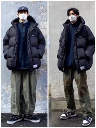 全新Wtaps中長羽絨外套