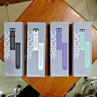 Recyc quick release 22mm silicone band - strap rubber/rubber sport for garmin fororerunner 255 265, 