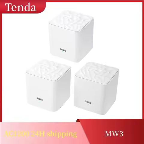 Tenda Nova Mesh WiFi System MW3 Covers Up to 3500 sq.ft AC1200 Dual Band Network Replaces Wireless R