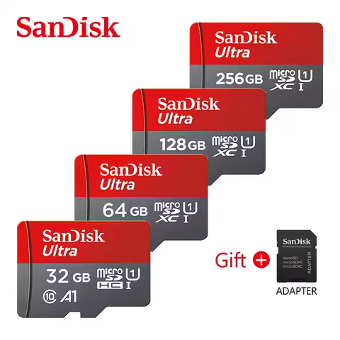 Sandisk Ultra Micro SD Card 128GB 32GB 64GB 256GB Memory Card SD/TF Flash Card Memory Card 32/64/128