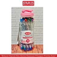 BEIFA Black Pen 0.5 0.7 Tube Tube Pen/ Contents 12 pcs 30 pcs