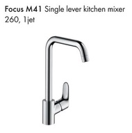 Hansgrohe focus M41 廚房水龍頭 （銀色拉絲）