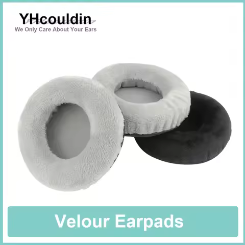Velour Earpads For iBasso SR1 SR2 / Insignia NS-WHP314 Headphone Earcushions