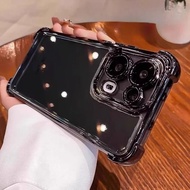 6D Plating Airbag Shockproof Phone Case Huawei Nova Y70 Plus Y71 Y72 Y90 Y91 Y61 Soft TPU Case Trans