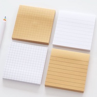 Blank Kraft Paper Sticky Note Memo Pad Kraft Paper
