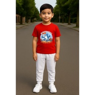 MERAH Anomali Tralalero Tralala Children's Suit, T-shirt and Jogger, Indonesian Independence Day 80,