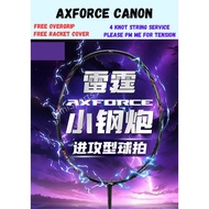 (100% Original) LINING AXFORCE CANNON 雷霆小钢炮 BADMINTON RACKET 4U/5U/6U G5