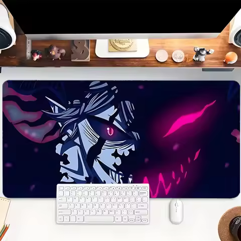 Artisan Mouse Pad Anime Demon Cute Desk Mat Cute Keyboard Mouse Pad Rubber Mousepad Desk Decorations