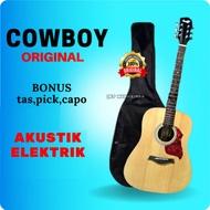 Gitar akustik elektrik cowboy original GW 240 NS & NA guitar akustik elektrik listrik