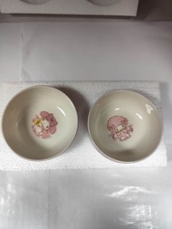 Sanrio - 三麗鷗 Sanrio My Melody 美樂蒂 & MY Sweet Piano 彼安諾 一番賞 14號賞 小碗套裝[平行進口]