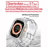 tali jam smart watch Strap Jelly Transparent Strap Band Series 7 6 SE 5 4 3 2 1 表带 41mm 45mm 40mm 44