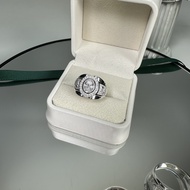 Nhẫn Bạc Nam S950 Đính Đá Chủ Oval 6x8 Thân Nhẫn Nạm Rồng - HVJ - Mã NA13202535001