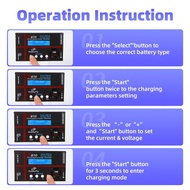 D610 10A Intelligent Battery Recharger With Multiple Charging Modes Supports Power Meter Resistance 