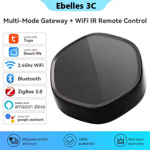 Tuya Smart Home Multimode Gateway Hub with IR Remote Control Zigbee Gateway Bluetooth Mesh Smart Lif