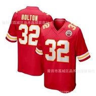 Same Day Delivery2023 New Product NFL Kansas City Chief K.C CHIEFS Men's 32 #BOLTON Rugby Jersey IHQ