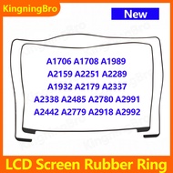 New LCD Screen Middle Frame Rubber Bezel Ring For MackBook Pro 13" 15" A1706 A1707 A1708 A1989 A1990