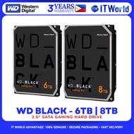 Western Digital WD Black Series – WD6004FZBX / WD8002FZWX – Gaming HDD 3.5" SATA
