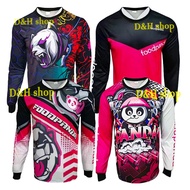 ₪✷✎Food Panda Jersey Racing Bike Sportswear Motorcycle Long Sleeves Shirts