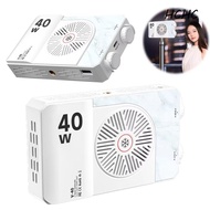 ELLSWORTH RGB LED Camera Light, 40W 2800-9000K Mini LED Video Lamp, Lightweight 4400mAh Battery FX 8