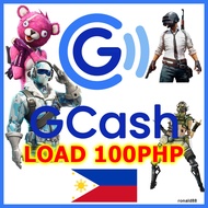 Direct Load GCASH 100PHP Pay Bills Games
