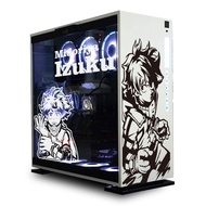 My Hero Academia Anime Stickers for PC Case,Cartoon Decor Decals for ATX Mid Tower Computer Chassis,